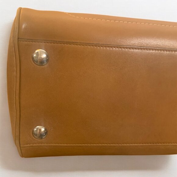 Vintage Coach Hamilton Kelly (2005) 7465” Brown Tan Leather Purse - Picture 5 of 16